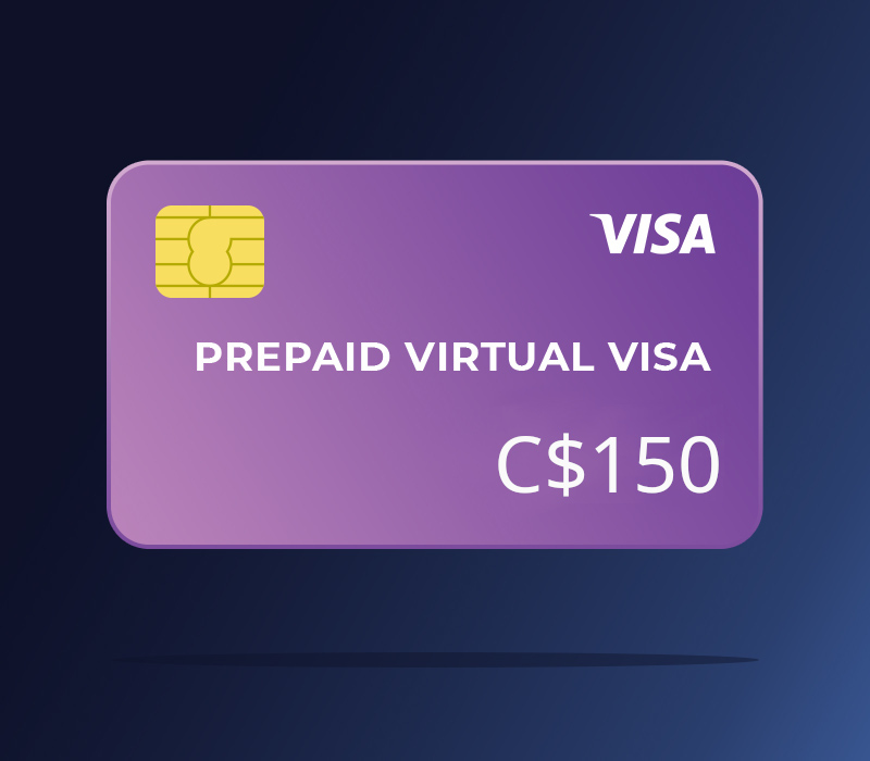 

Prepaid Virtual VISA C$150 CA