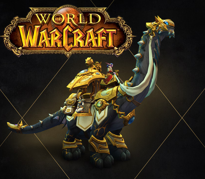 

World of Warcraft - Trader's Gilded Brutosaur Mount DLC Battle.net Altergift