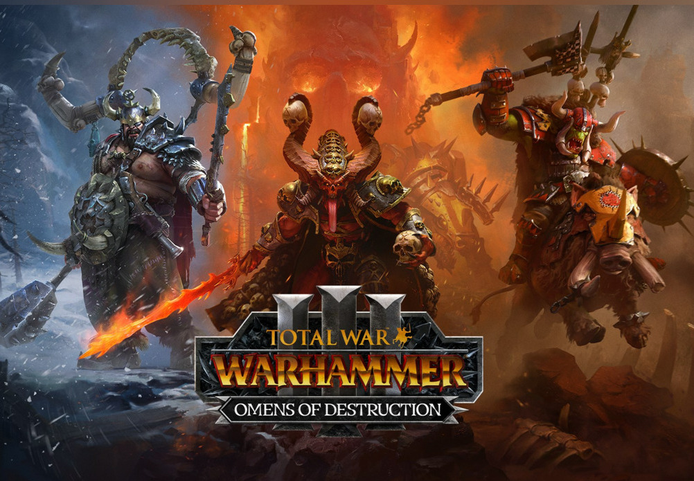 Total War: WARHAMMER III - Omens of Destruction Bundle DLC RoW PC Steam CD Key