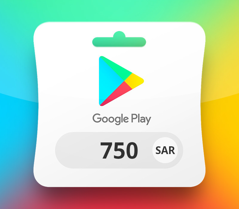 

Google Play SAR 750 Gift Card SA