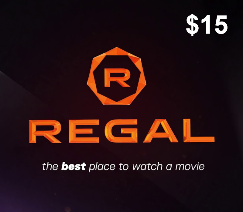 

Regal Cinemas $15 Gift Card US