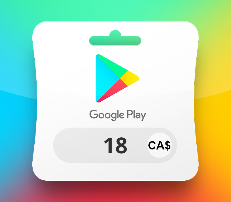 

Google Play CAD 18 Gift Card CA