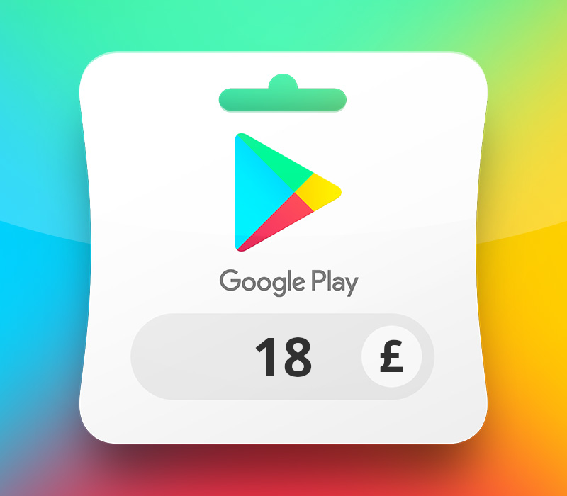 

Google Play GBP 18 Gift Card UK