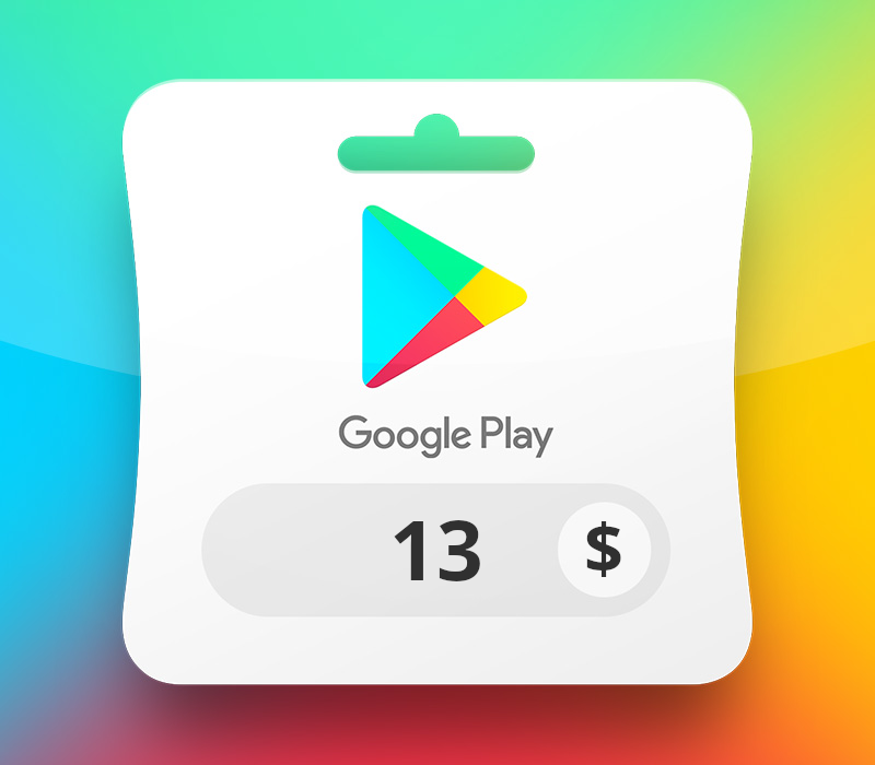 

Google Play USD 13 Gift Card US