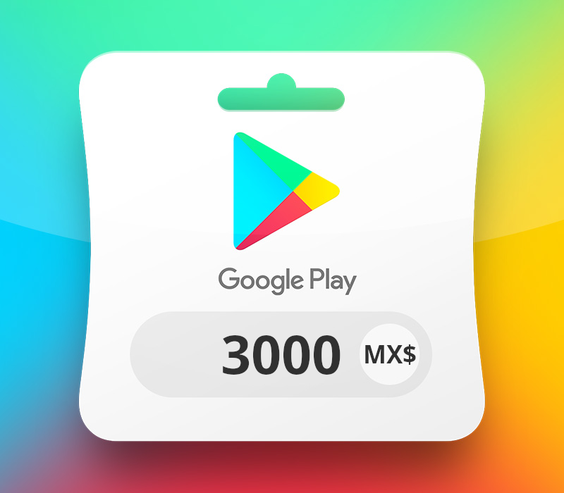 

Google Play MXN 3000 Gift Card MX