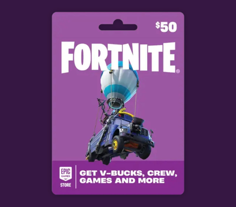 

Fortnite USD 50 PC Epic Games Gift Card US