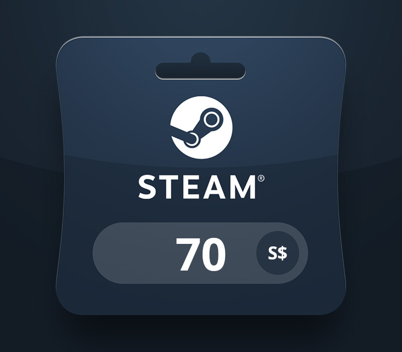 

Steam Wallet SGD 70 Gift Card SG