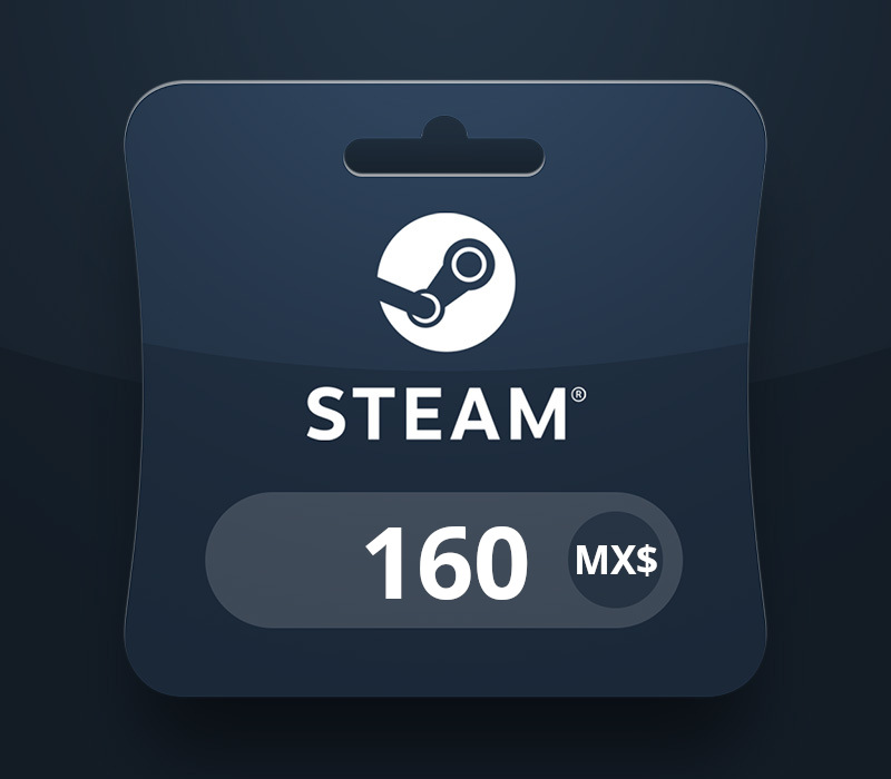 

Steam Wallet MXN 160 Gift Card MX