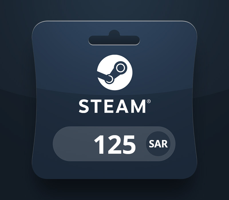 

Steam Wallet SAR 125 Gift Card SA
