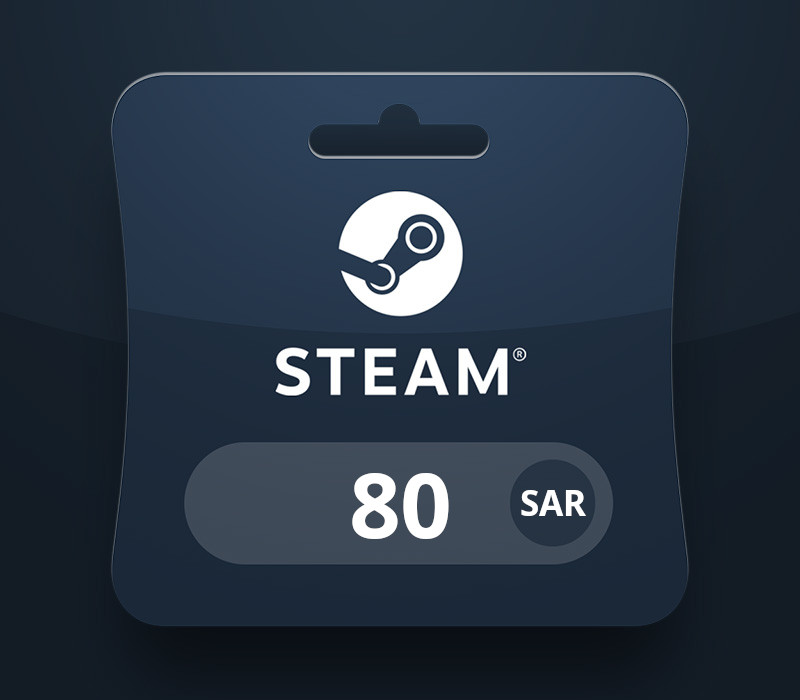

Steam Wallet SAR 80 Gift Card SA