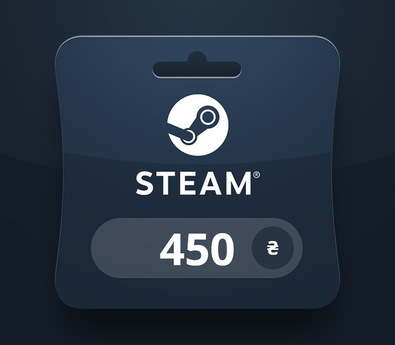 

Steam Wallet UAH 450 Gift Card UA
