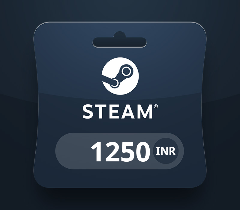 

Steam Wallet INR 1250 Gift Card IN