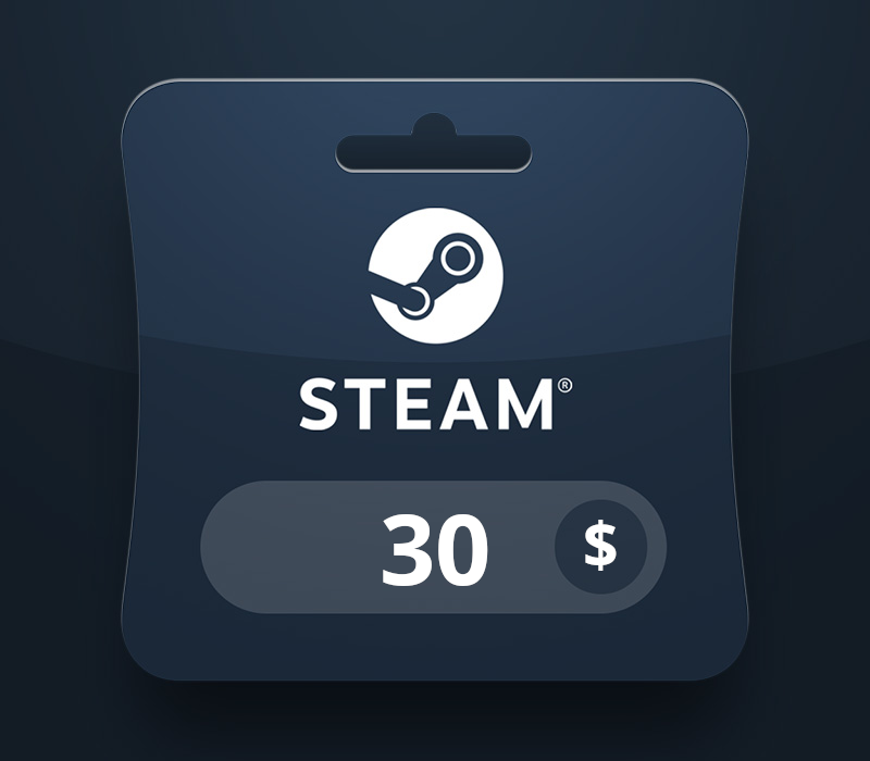 Steam Wallet USD 30 Gift Card LK