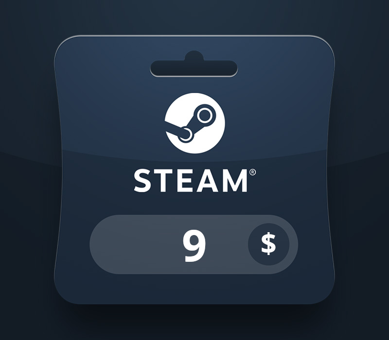 

Steam Wallet USD 9 Gift Card LK