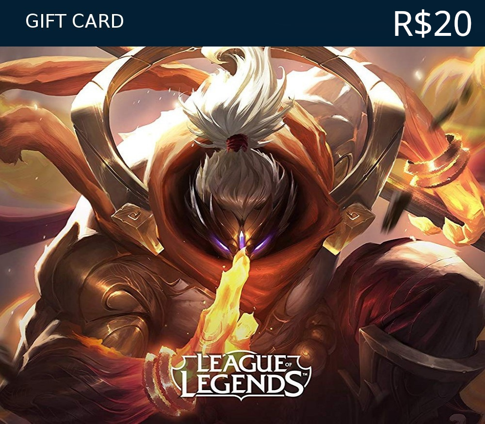 

League of Legends BRL 20 Prepaid RP Card BR