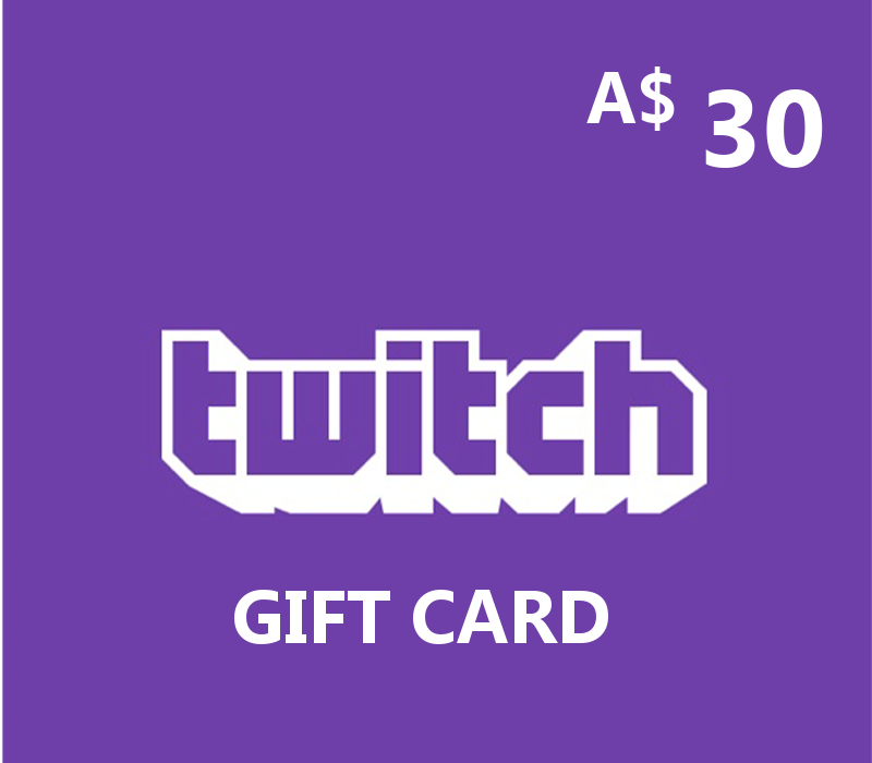 

Twitch AUD 30 Gift Card AU