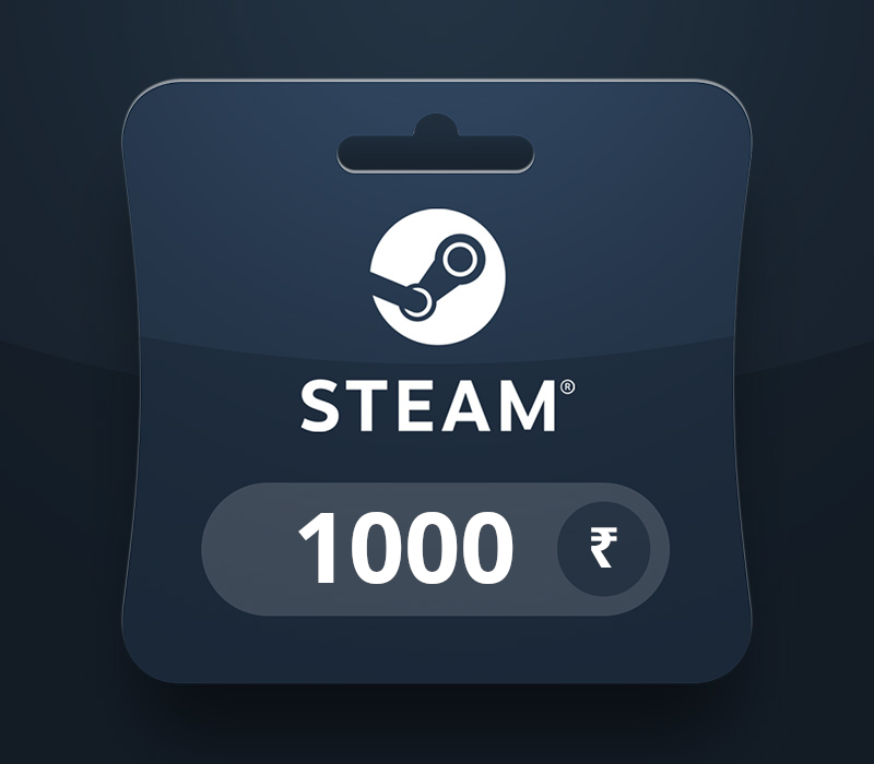 

Steam Wallet INR 1000 Gift Card IN
