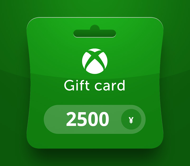 

XBOX Live JPY 2500 Prepaid Card JP
