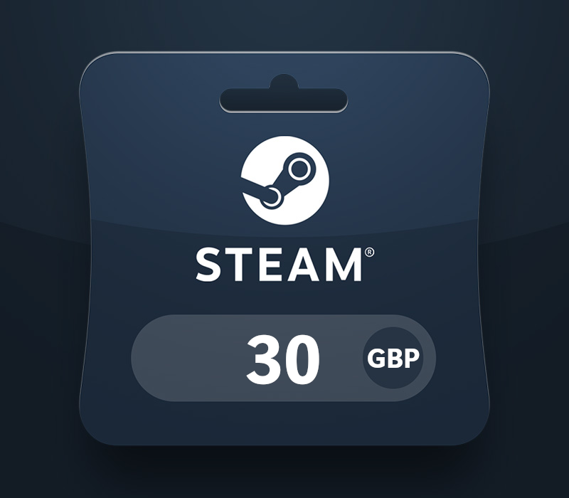 

Steam Wallet GBP 30 Gift Card UK