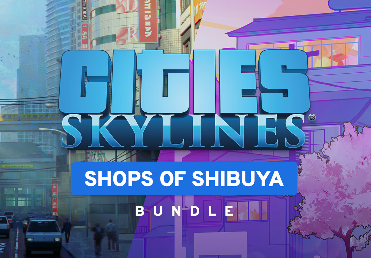 Cities: Skylines - Shops of Shibuya Bundle DLC PC Steam CD Key screenshot 1
