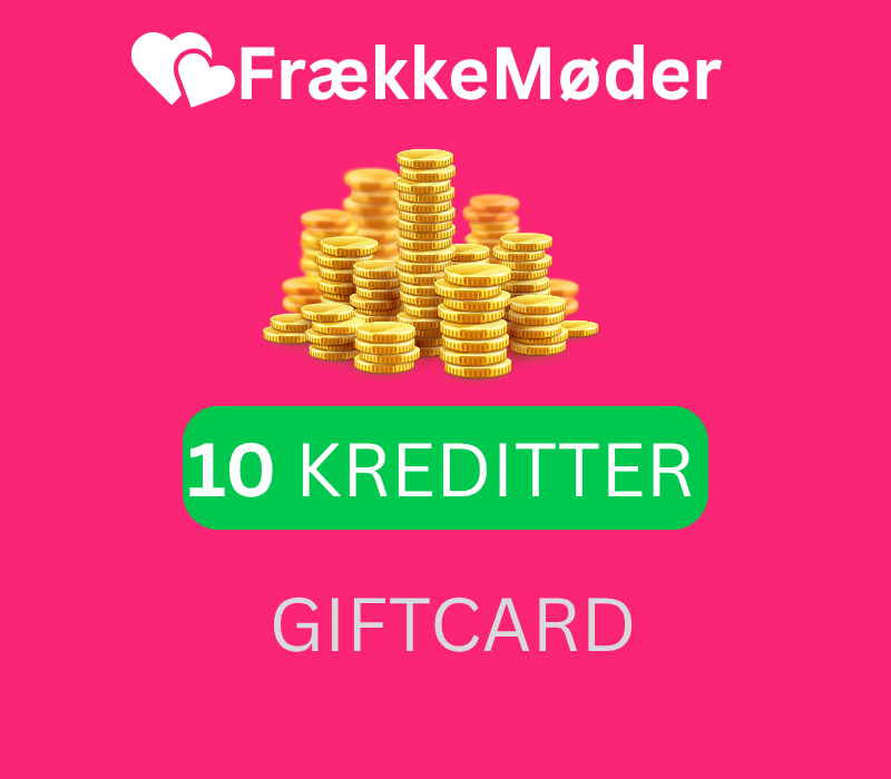

FrækkeMøder.dk 10 Credits Gift Card