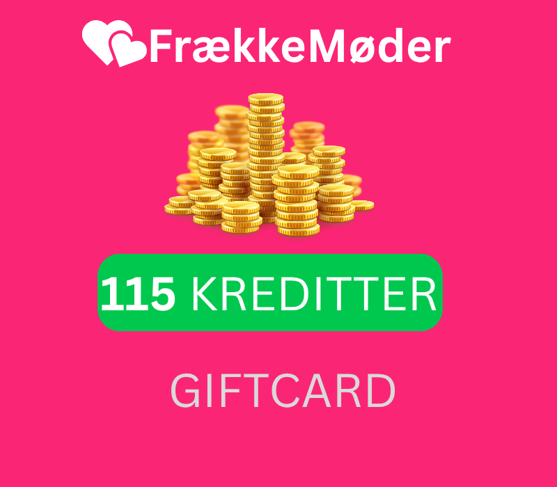 

FrækkeMøder.dk 115 Credits Gift Card