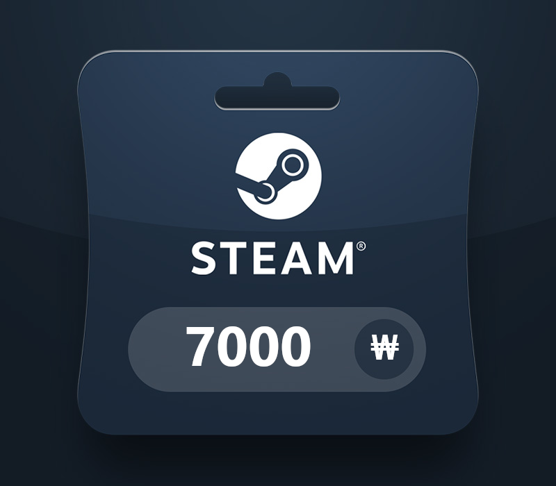 Steam Wallet KRW 7000 Gift Card KR 