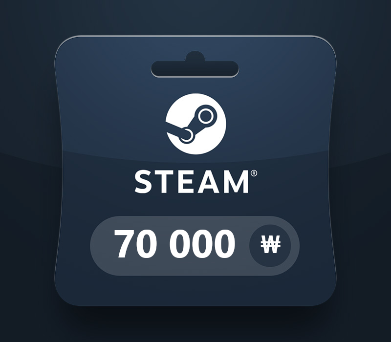 Steam Wallet KRW 70000 Gift Card KR 