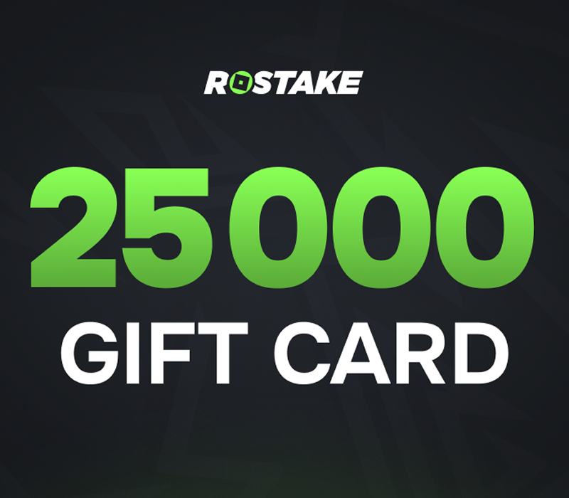 

RoStake 25,000 Balance Gift Card
