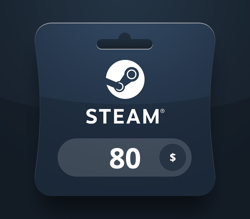 

Steam Wallet USD 80 Gift Card US