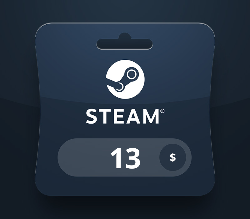 

Steam Wallet USD 13 Gift Card US