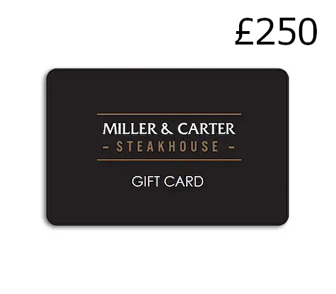 Miller and Carter GBP 250 Gift Card UK
