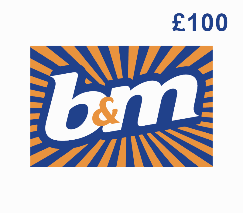 B&M GBP 100 Gift Card UK