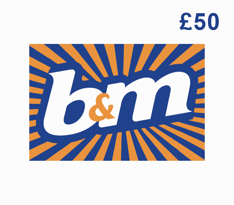 

B&M GBP 50 Gift Card UK