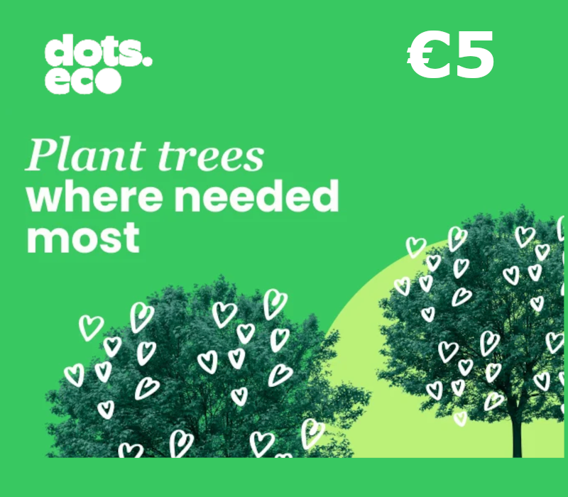 

Dots.eco - Plant Trees Where Needed The Most EUR 5 Gift Card NL