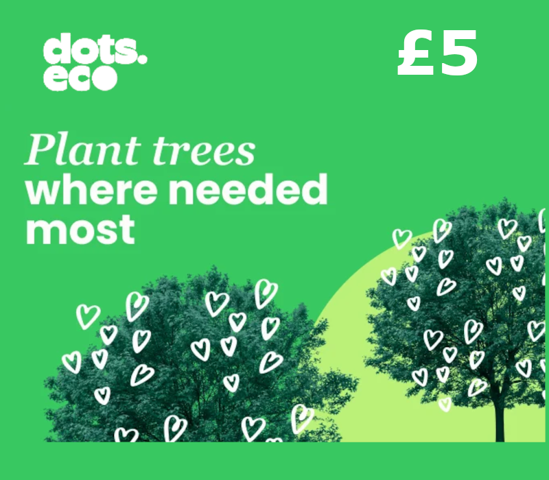 

Dots.eco - Plant Trees Where Needed The Most GBP 5 Gift Card UK