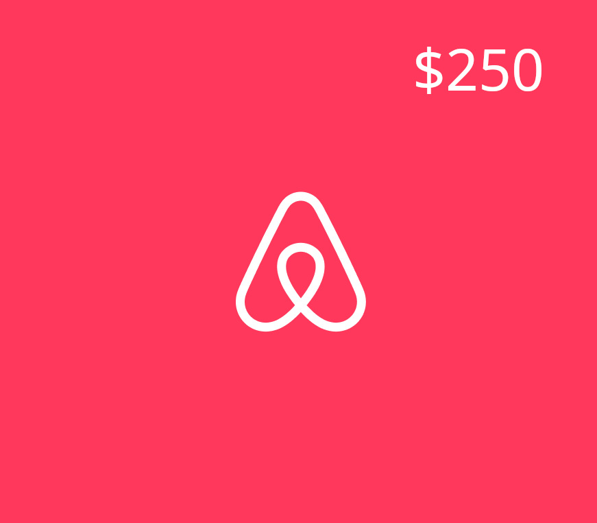 

Airbnb $250 Gift Card US