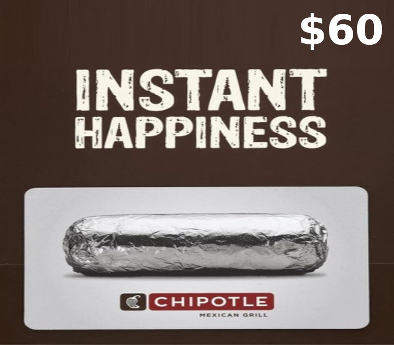 

Chipotle USD 60 Gift Card US
