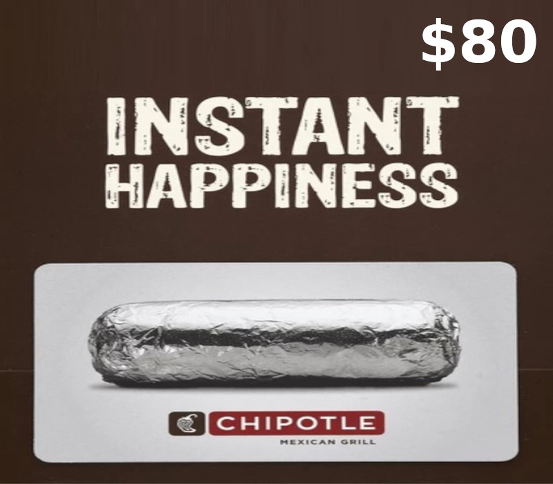 

Chipotle USD 80 Gift Card US