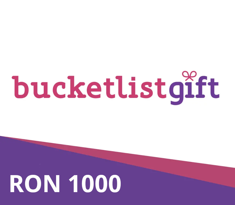 

BucketlistGift RON 1000 Gift Card RO