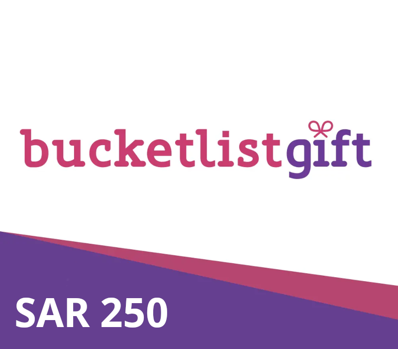 

BucketlistGift SAR 250 Gift Card SA