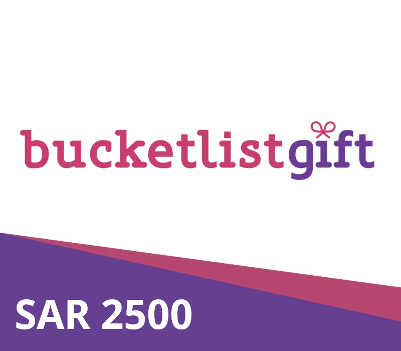 BucketlistGift SAR 2500 Gift Card SA