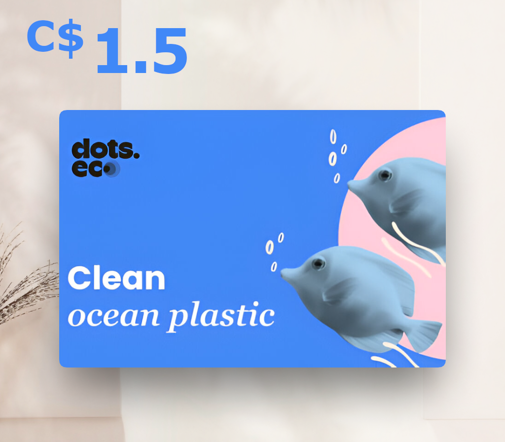 

Dots.eco - Clean Ocean Plastic CAD 1.5 Gift Card CA
