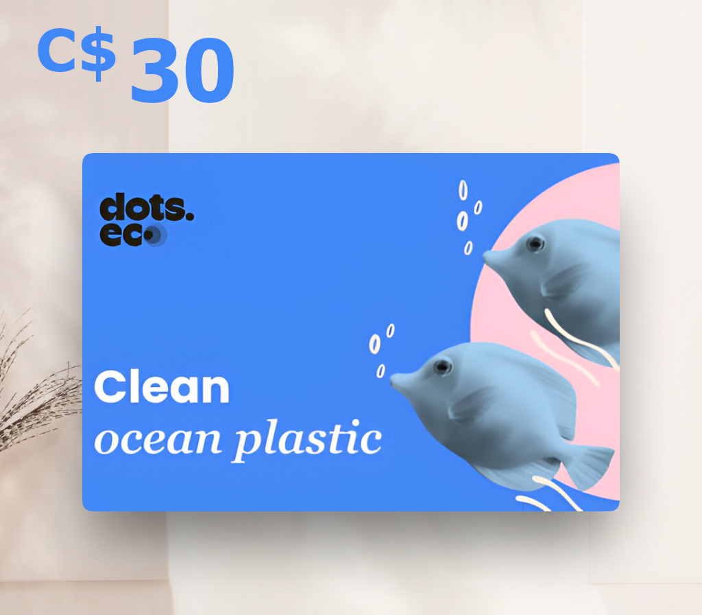 

Dots.eco - Clean Ocean Plastic CAD 30 Gift Card CA