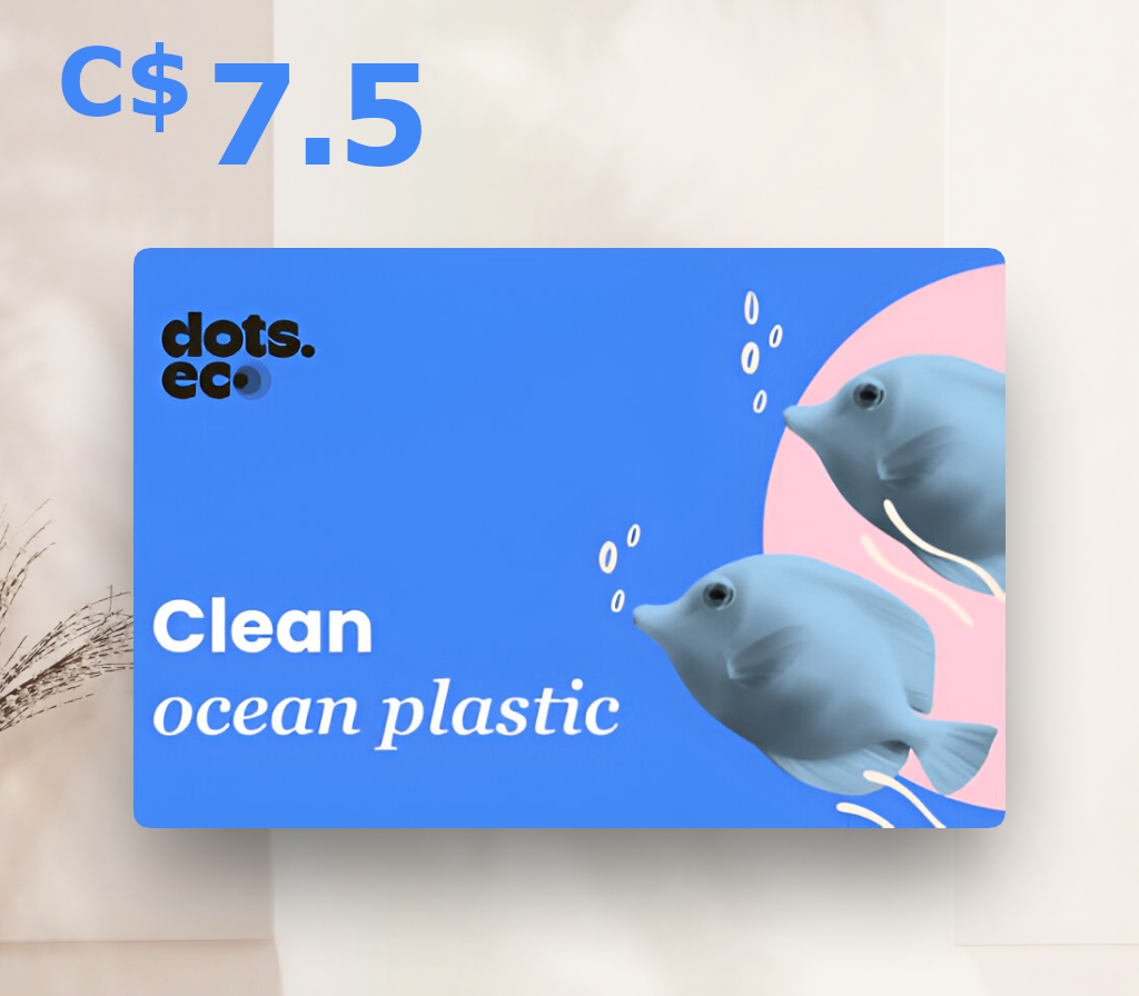 

Dots.eco - Clean Ocean Plastic CAD 7.5 Gift Card CA