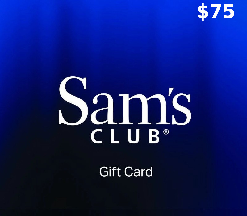 

Sam’s Club $75 Gift Card US