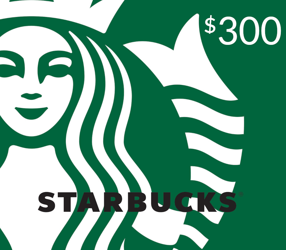 

Starbucks USD 300 Gift Card US
