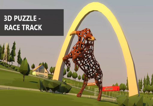 3D PUZZLE - Race Track PC Steam CD Key screenshot 2
