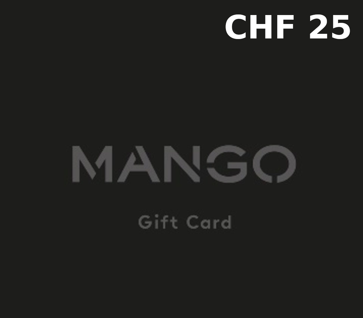 

Mango CHF 25 Gift Card CH