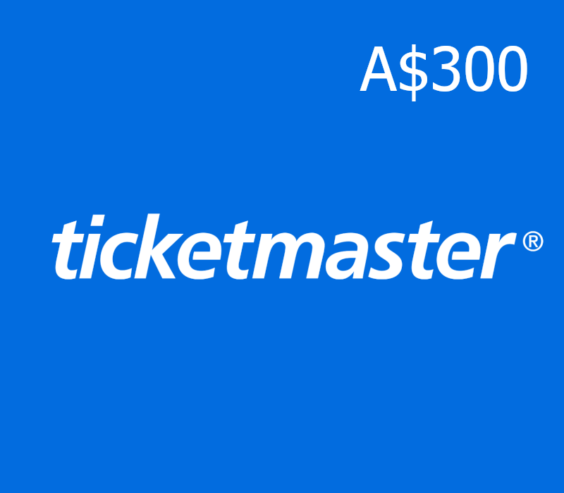 Ticketmaster AUD 300 Gift Card AU